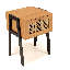 Esqueda 44cm W Manufactured Wood Bedside Table