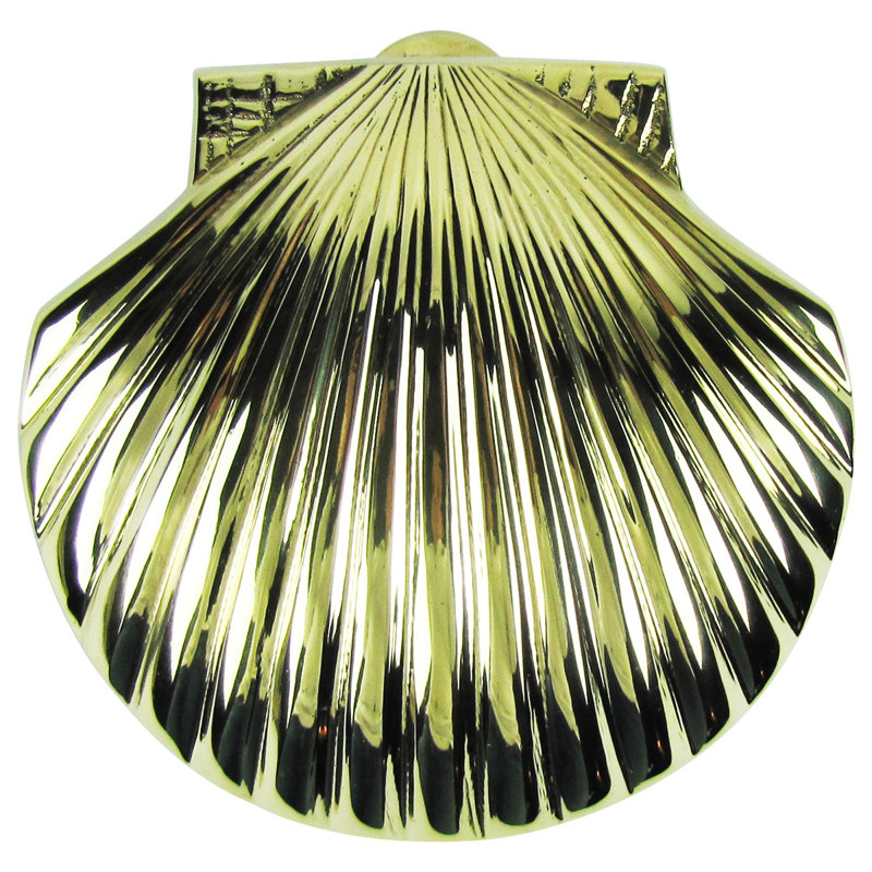 Scallop Seashell Life Door Knocker