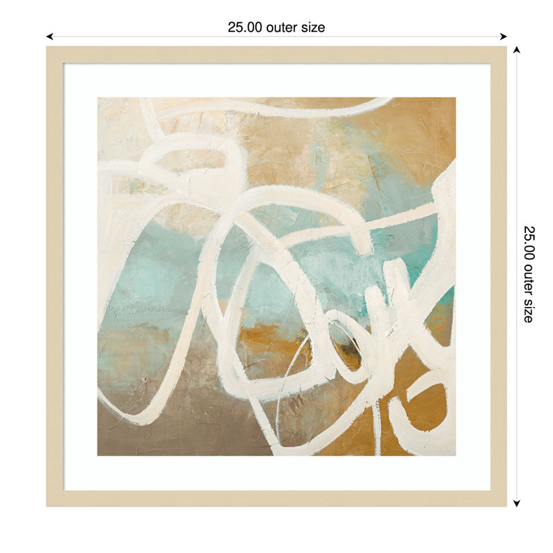 Notify by Design Fabrikken Wood Framed Wall Art Print, 25'' H X 25'' W