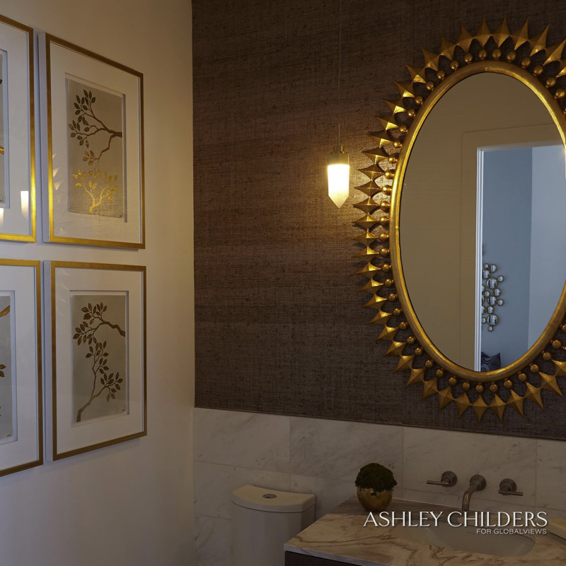 Wellington Mirror-Gold Leaf