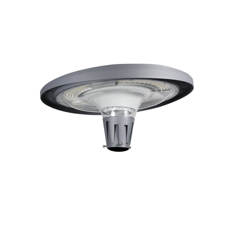 Solar Powered Rgb Led Ufo-Round Light App/Remote Control For Outdoor Dark Sky City Dusk To Dawn 13Ft Pole, 15-p