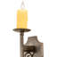 Rustic Lodge 1 - Light Candle Wall Light