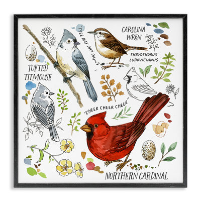 Tableau d'observation d'oiseaux, estampe numérique par Jane Maday
