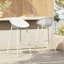 Tabouret de bar Indulis (ensemble de 2) - tabourets modernes à hauteur de comptoir rembourrés pour la cuisine ou le bar
