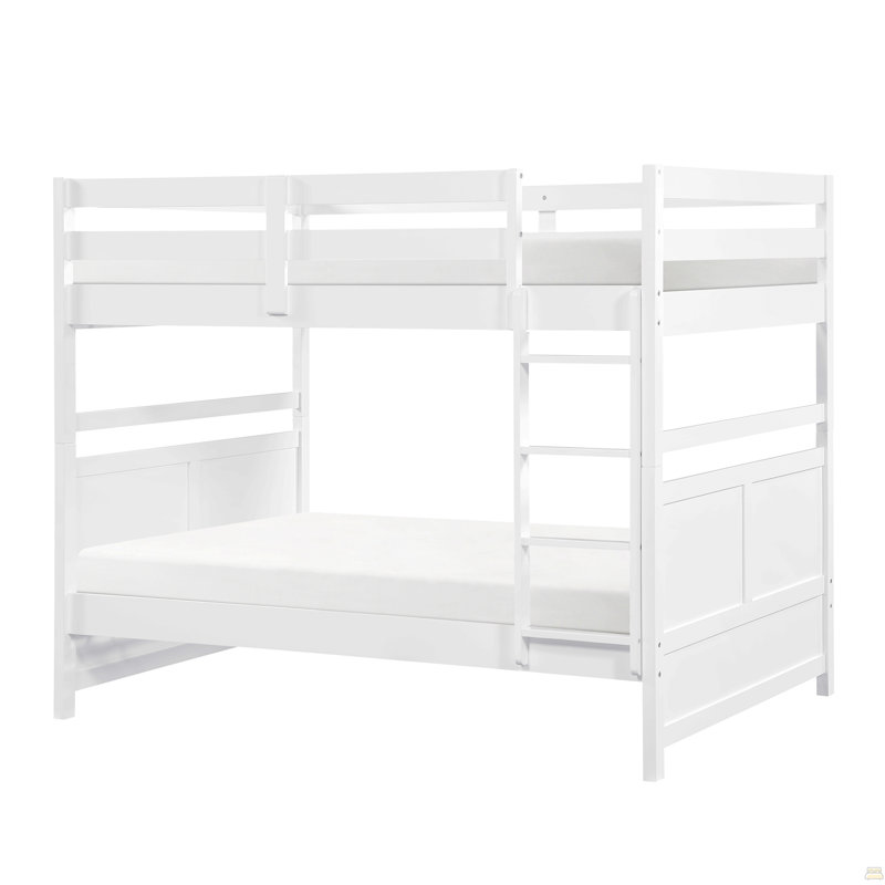 Lit superposé double, Lit superposé double sur double, Blanc