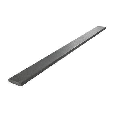 Bordure de carrelage arrondie en porcelaine mat aspect béton Gravina Shadow 1,8 po x 24 po