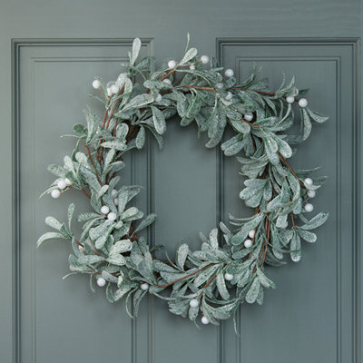 45cm Mistletoe Wreath