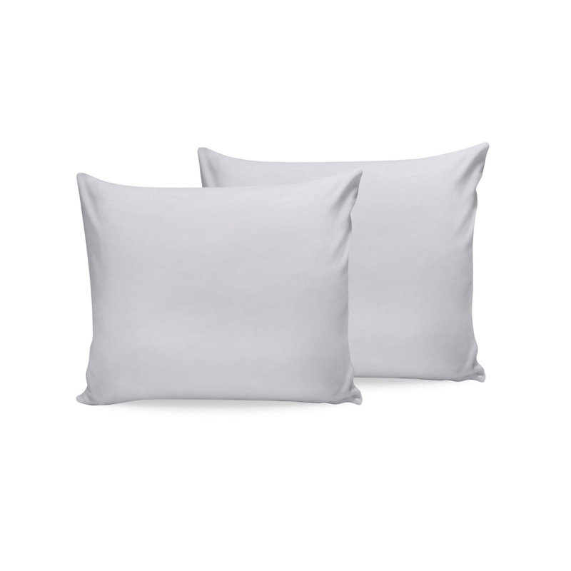Premium 100% Cotton Pillowcase Set (2 Pieces), White, 19.7 x 31.5 inches | Soft Ranforce Fabric, 155 Thread Count | Envelope Closure, Machine Washable for Easy Care, Ideal for Comfortable Sleep