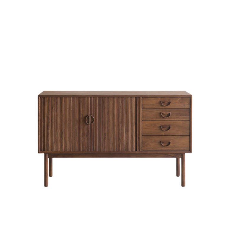 Armoire d'appoint en bois massif pour rangement