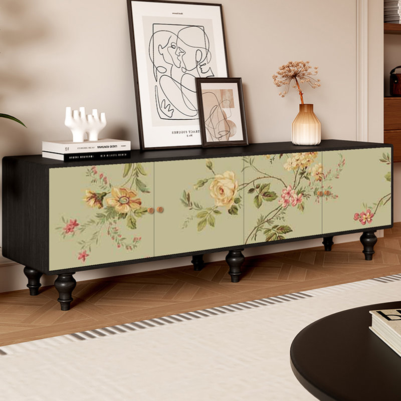 Solid Pine Wood TV Stand