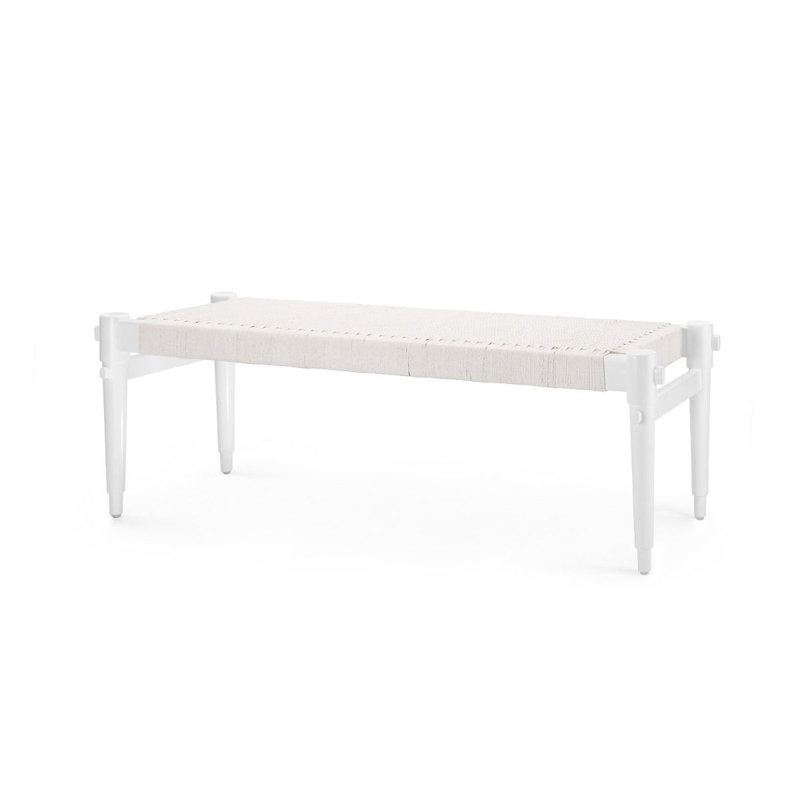 Rope Solid Wood Bench