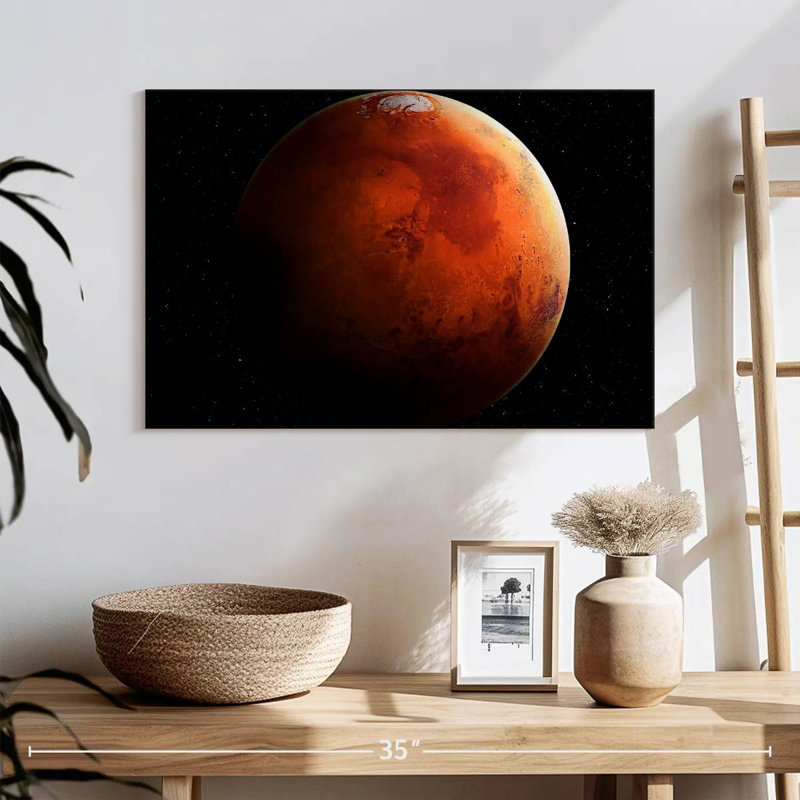 Oberle Fascinating View Of Mars, 16" H x 24" W