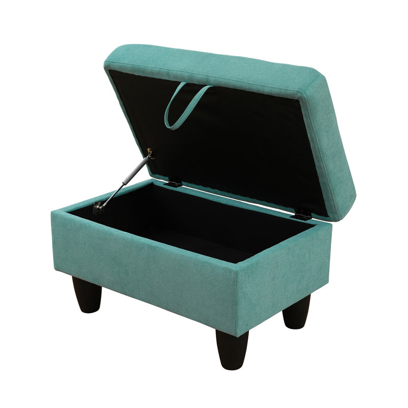 Canapé modulaire 3 pièces Tijay, Velours bleu sarcelle