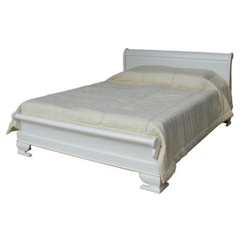 Pont Solid Wood Bed, Antique White, Super King (6')