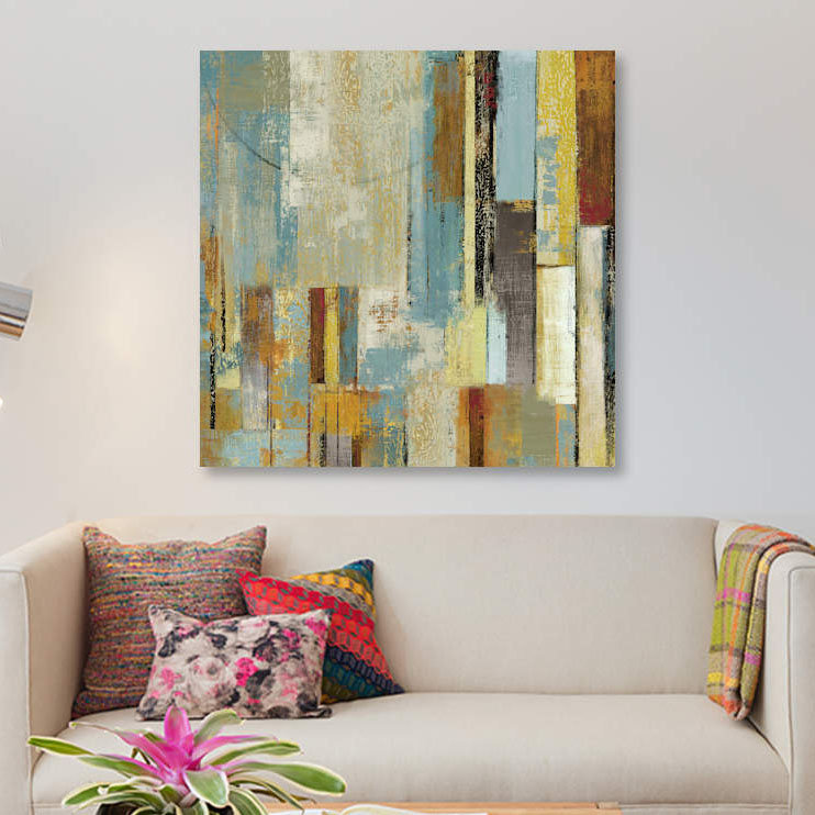 « tribeca ii », reproduction sur toile, H 48 po x l 48 po x P 1,5 po