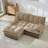 2-Seater L-Shaped Sectional-562309394
