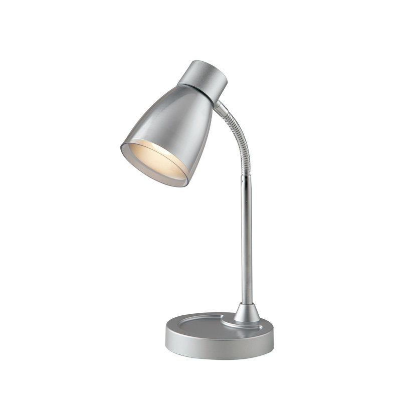Camrin Metal Desk Lamp, Silver, Silver, Silver