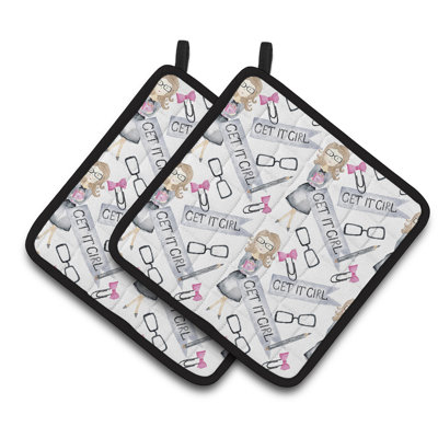 Caroline's Treasures Polyester Potholder Set