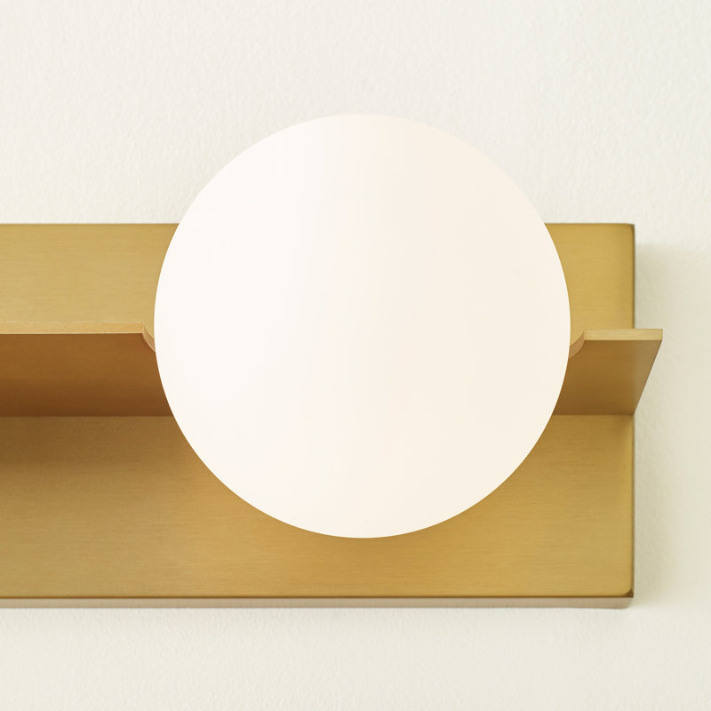 Orbel 3 - Light Vanity Light, Yes, Natural Brass