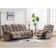 2 - Piece Modern and Overstuffed Soft Manual Reclining Living Room Set