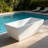 Rectangular Freestanding Soaking Acrylic Cold Plunge Tub