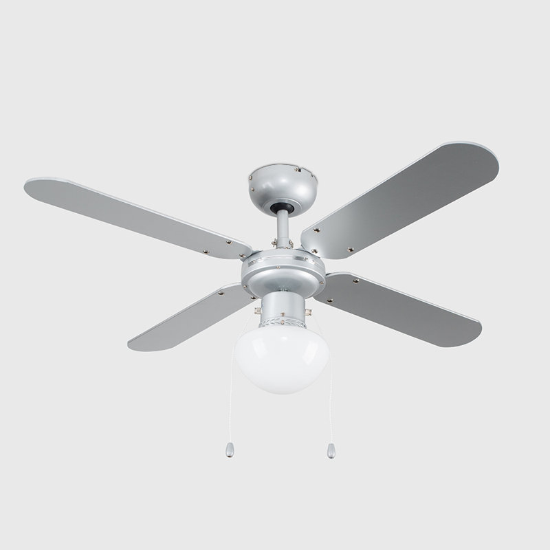 Higgenbotham Ceiling Fan with Light Kit, 107" W