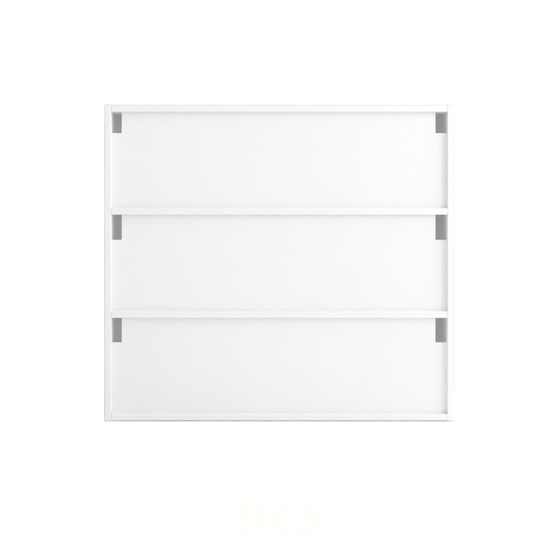 Armoire de rangement pour chaussures avec porte en verre blanche, Blanc