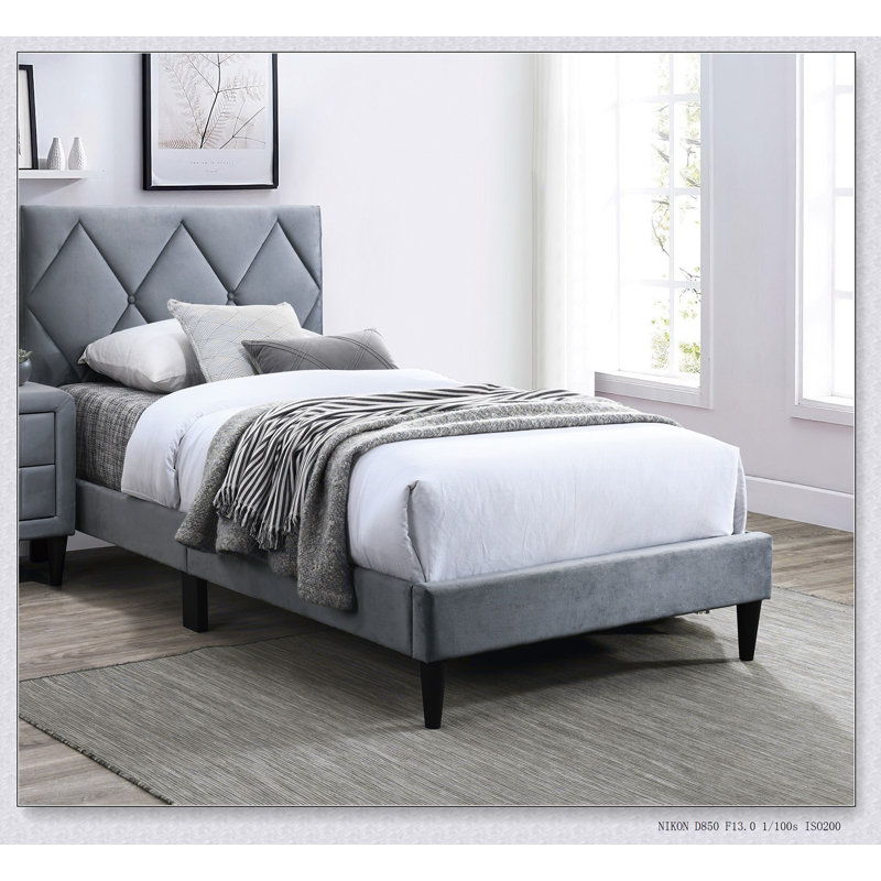 Lits, Double, Gris