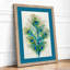 Peacock Feather Study Botanical - Framed Print-1746920390-1746920391