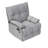 Gray Single With Soft Seat, Side Tray For Handling, Can Be Adjusted To 150 Degrees, Space Saving Small Rooms Grey Chair Armrest Captivating, Degrees Adjustable , Sponge Filled, Solid Wood And-1434609420