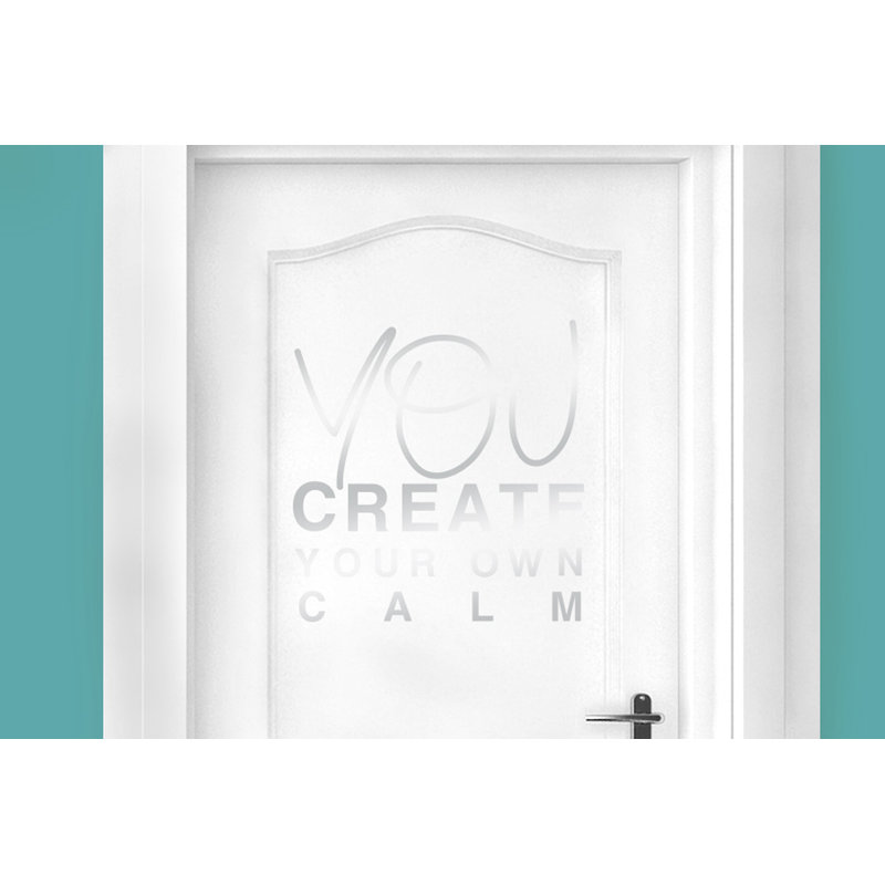 Wall Decal, Shiny Silver