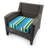 22.5" x 22.5" Outdoor Deep Seat Cushion with Ties and Welt-702443297