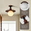 Glass Semi Flush Mount