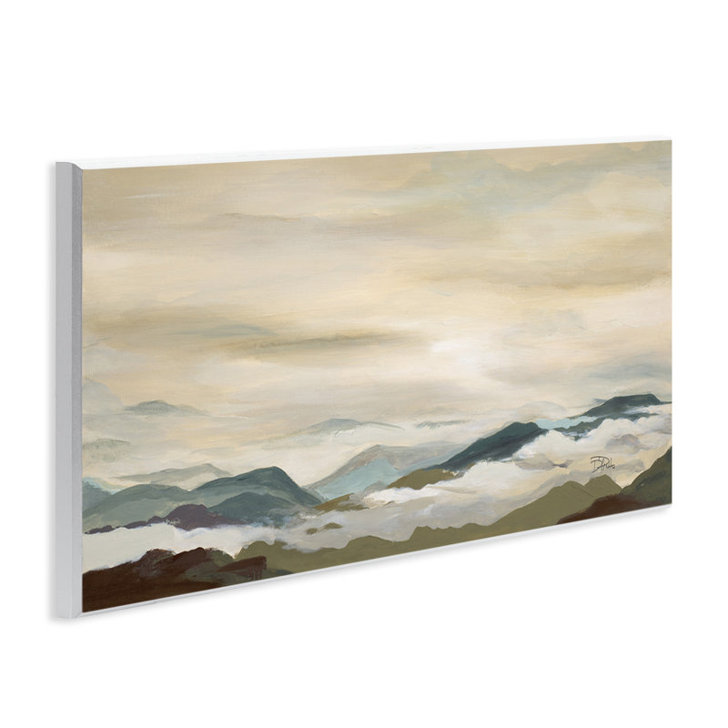 «Solenn Mountains Peeking Wall Art» par Patricia Pinto