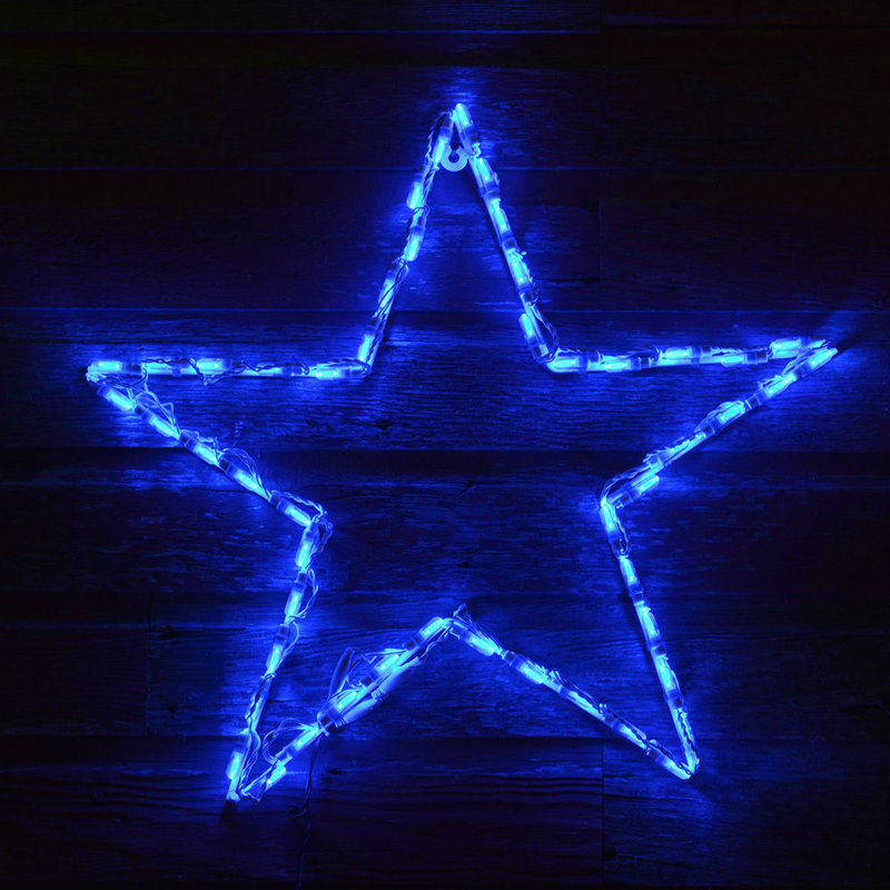 Affichage à DEL étoile, Bleu