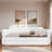Upholstered Daybed With Usb And Trundle-1797229371