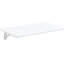 Bureau mural pliable pour les petits espaces, salle de lavage, supports à haute résistance, poids de 9,87 lb, acier à bords arrondis lisses
