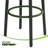 Round Kitchen Backless Bar Stool With Footrest-1456682478