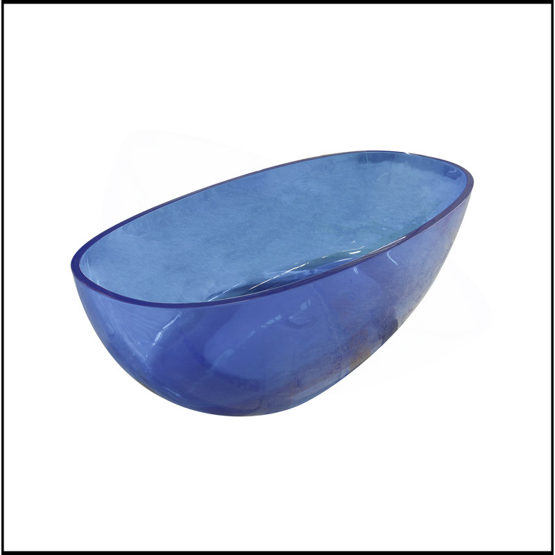 Baignoire de trempage autoportante 64 pouces pour salle de bain
