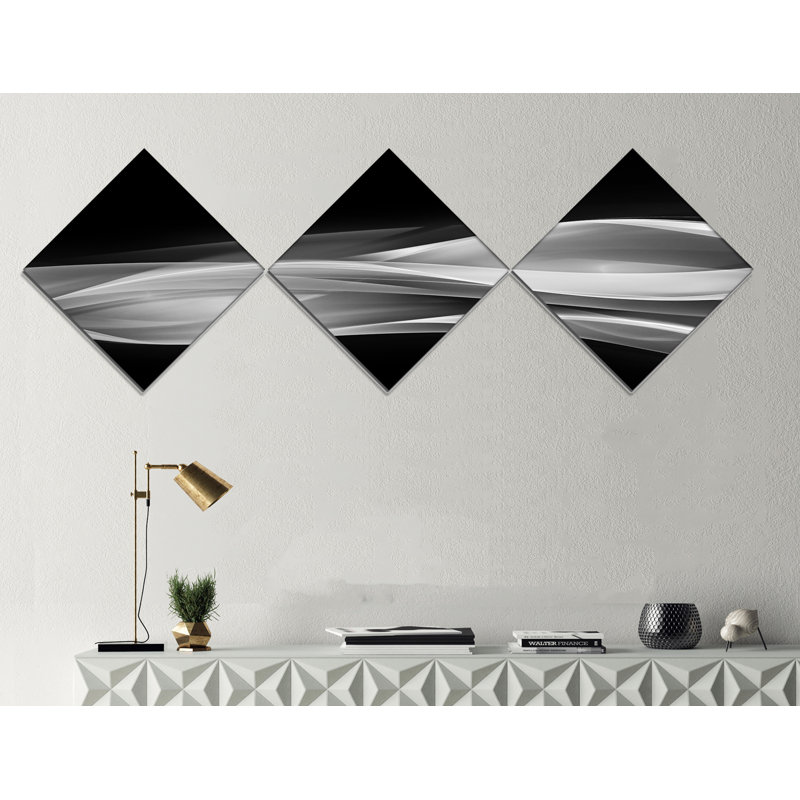 « scintillant silver pattern », impression à multiples images sur toile