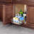 Nickel-Finish Steel Pull-Out Cabinet Organizer-21132712