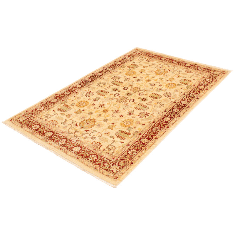 Tapis crème Peshawar Oushak 5 pi 9 po x 9 pi 0 po