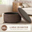 Repose-pieds rembourré avec rangement Winston Porter-451026764