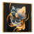 Gold Floater Framed