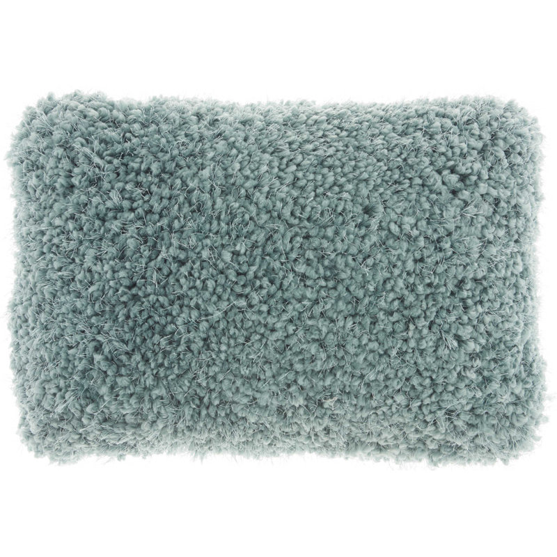  Housse de coussin rectangulaire et insert, Céladon