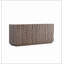 Buffet de rangement moderne à 4 portes avec motif ondulé 3D, luxueux buffet autoportant pour cuisine et salon, largeur de 59 pouces