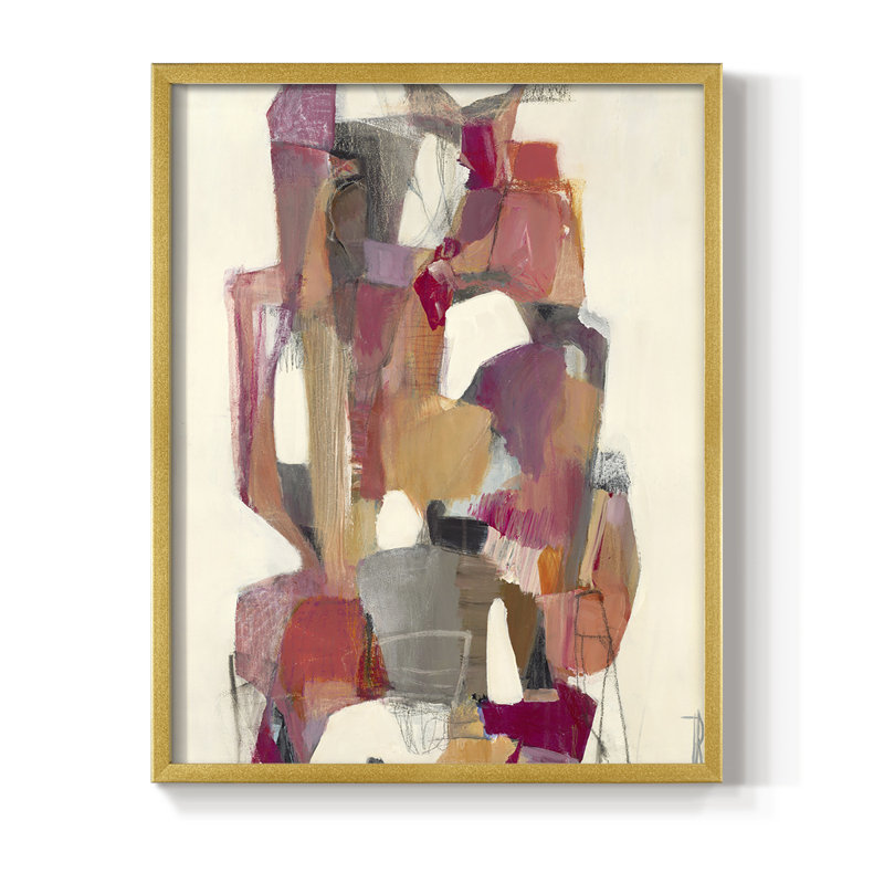 Totem at Sunrise Framed Print - Solid Wood, H 30 po x l 24 po, Doré