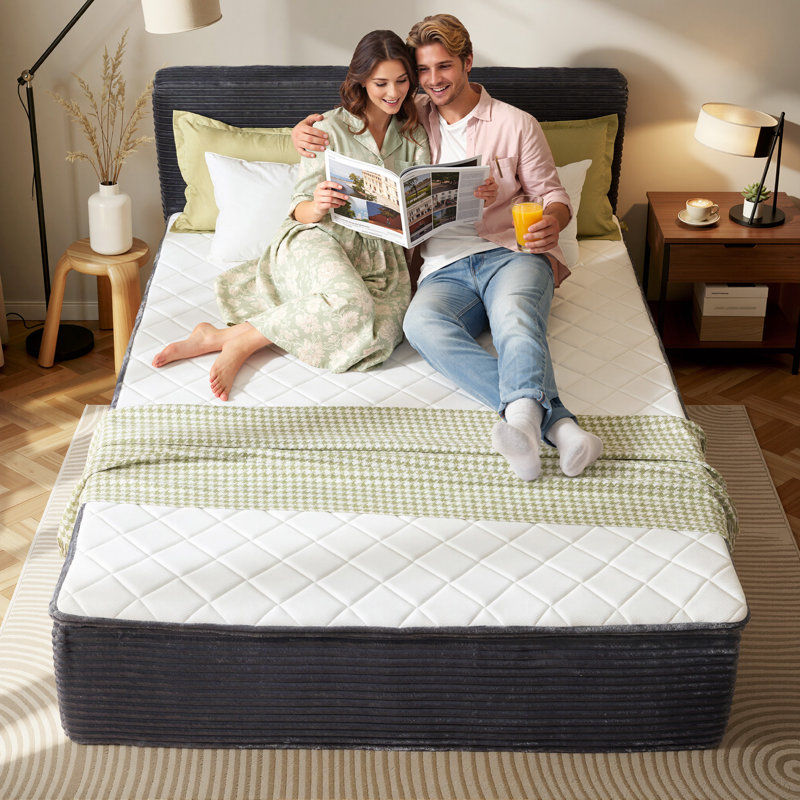 Holubice 16.74'' Medium Mattress, Gray