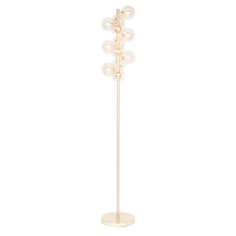 Ailis 158cm Novelty Floor Lamp, Gold