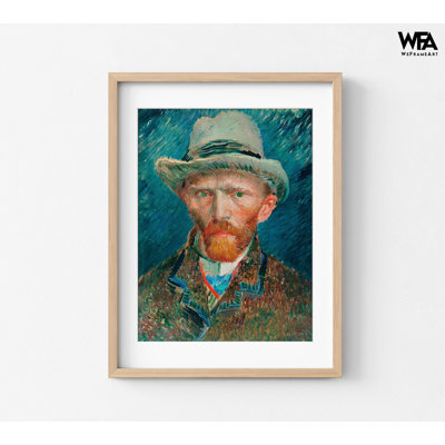Autoportrait par Vincent Van Gogh, art de Van Gogh, impression de Vincent Van Gogh